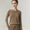 Women's 100% Cashmere V-Neck Knit Sweater - Warm, Loose, Long Sleeve Pullover for Autumn/Winter