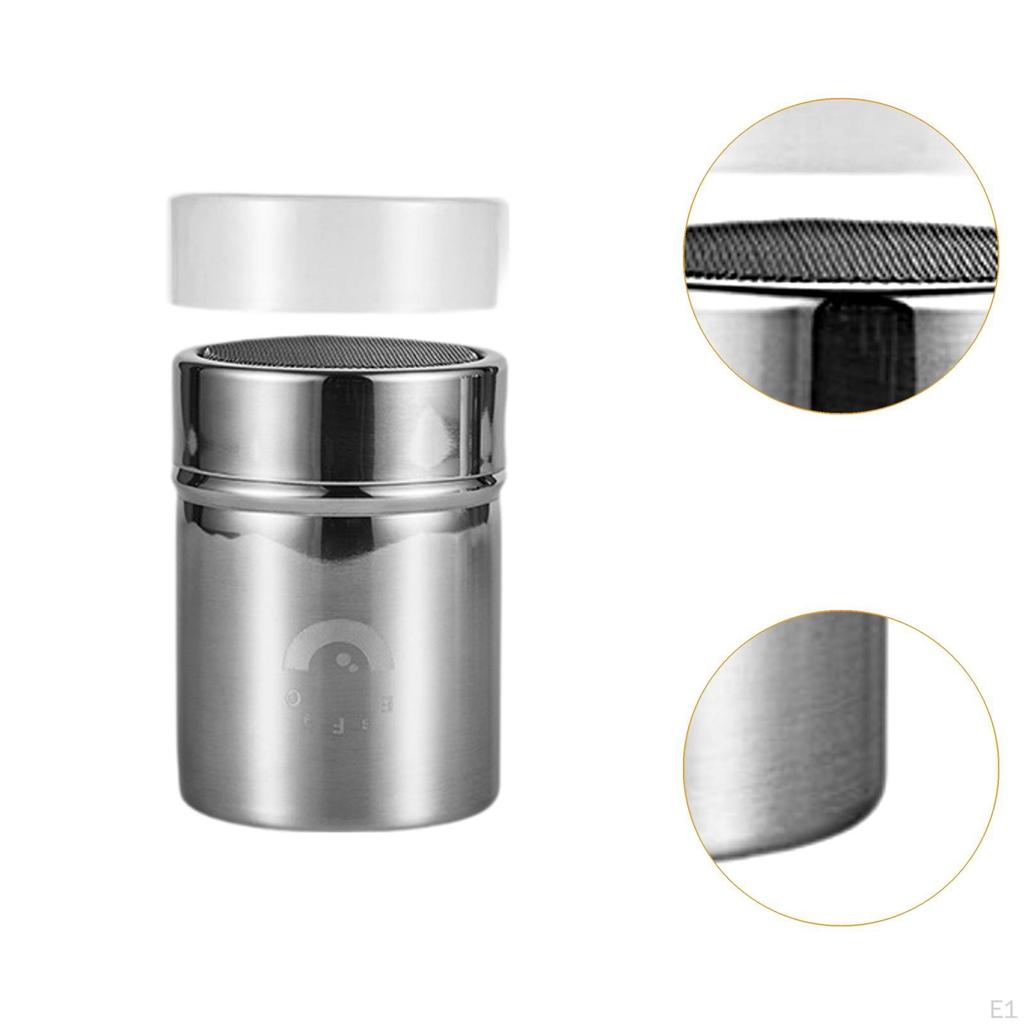 Flour Sifter and Sugar Shaker with Lid for Cooking Baking