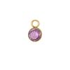 5 pcs/lot 5mm Colorful Crystal Birth Month Stone Charms Stainless Steel Pendant For Necklace Bracelet Making Birthday Jewelry