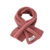 Designer's New Autumn and Winter Personality Sweet and Versatile Warm Cross High-end Knitted Scarf Small Scarf Women