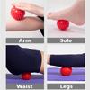 Durable PVC Exercise Pointed Massage Ball Trigger Point Movement Fitness Hands and Feet Plantar Pain Relief 70 Mm Sports Ball