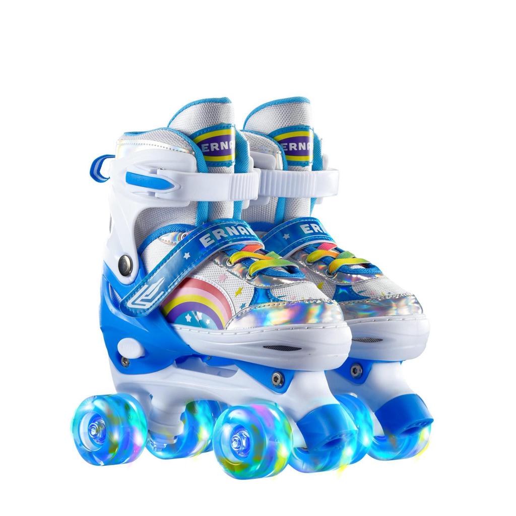 Children's Double Row Beginner Roller Skates Set for Boys and Girls