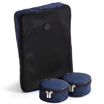 TABITUS Dress Shirt Case Neck Pouch 2 Navy [TABITUS+] & (for Pieces)