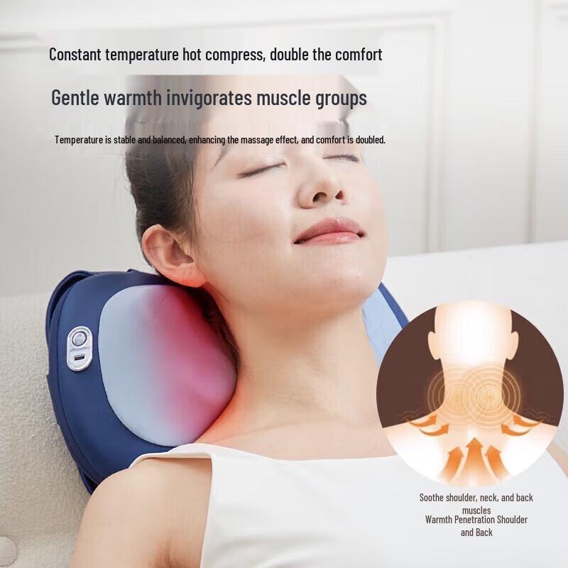 CLORIS Neck and Lumbar Massager Pillow