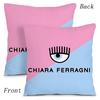 Hot Eyes Pillow Covers Cartoon Sofa Decorative Home C-Chiara Double-sided Printing Short Plush Cute Cushion F-Ferragnies Cover