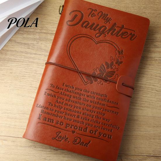 Collage Friendly Notebook Journal Notebook, Loose-Leaf Refillable Faux Leather Cover with Elastic Durable Daily Use Strap, Multi-Purpose Writing Diary