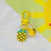Cute Fruit Strawberry Grape Orange Pendant Keychain For Women Girls  Candy Color Fruit Keyring Bag Decoration Accessories