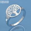 925 Sterling Silver Wedding Jewelry Fashion Tree Ring