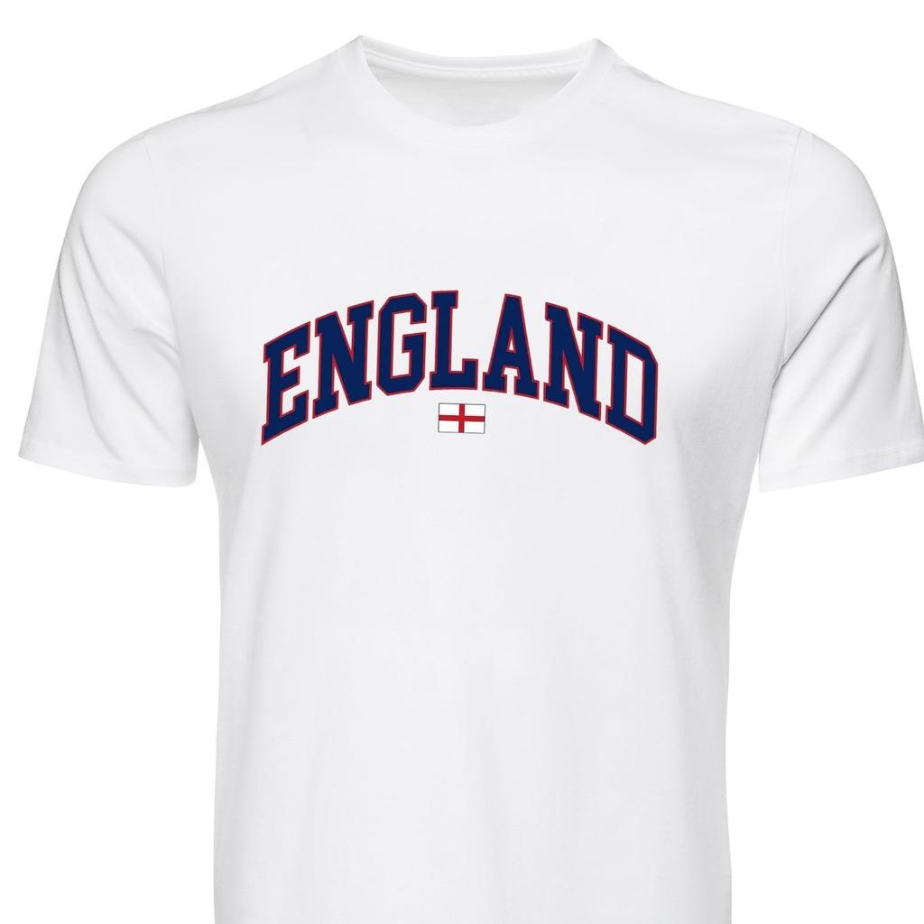 England Football Tshirt Personalised Custom Name Age Number Kid Adult Tee Top