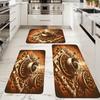 1Pcs Anti Fatigue Kitchen Rugs Coffee Theme  Print Waterproof Non-Slip Thick Cushioned Kitchen Mat Heavy Duty Comfort Standing Mat  Hallway Runner