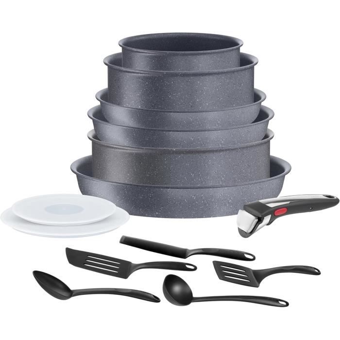 Tefal Ingenio Kuchyňská sada 14 ks,Indukce,Nepřilnavý povrch,Stohovatelná,Vhodná do myčky,Pánve a hrnce,