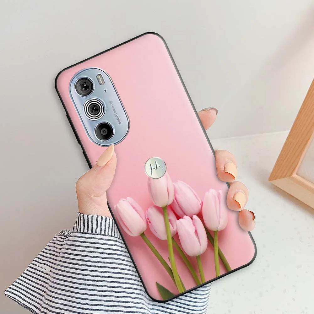 For Moto Edge 30 Pro Case Cover Edge30 Matte Silicone Case for Motorola Moto Edge 30 30Pro Fashion TPU Protective Back Cover