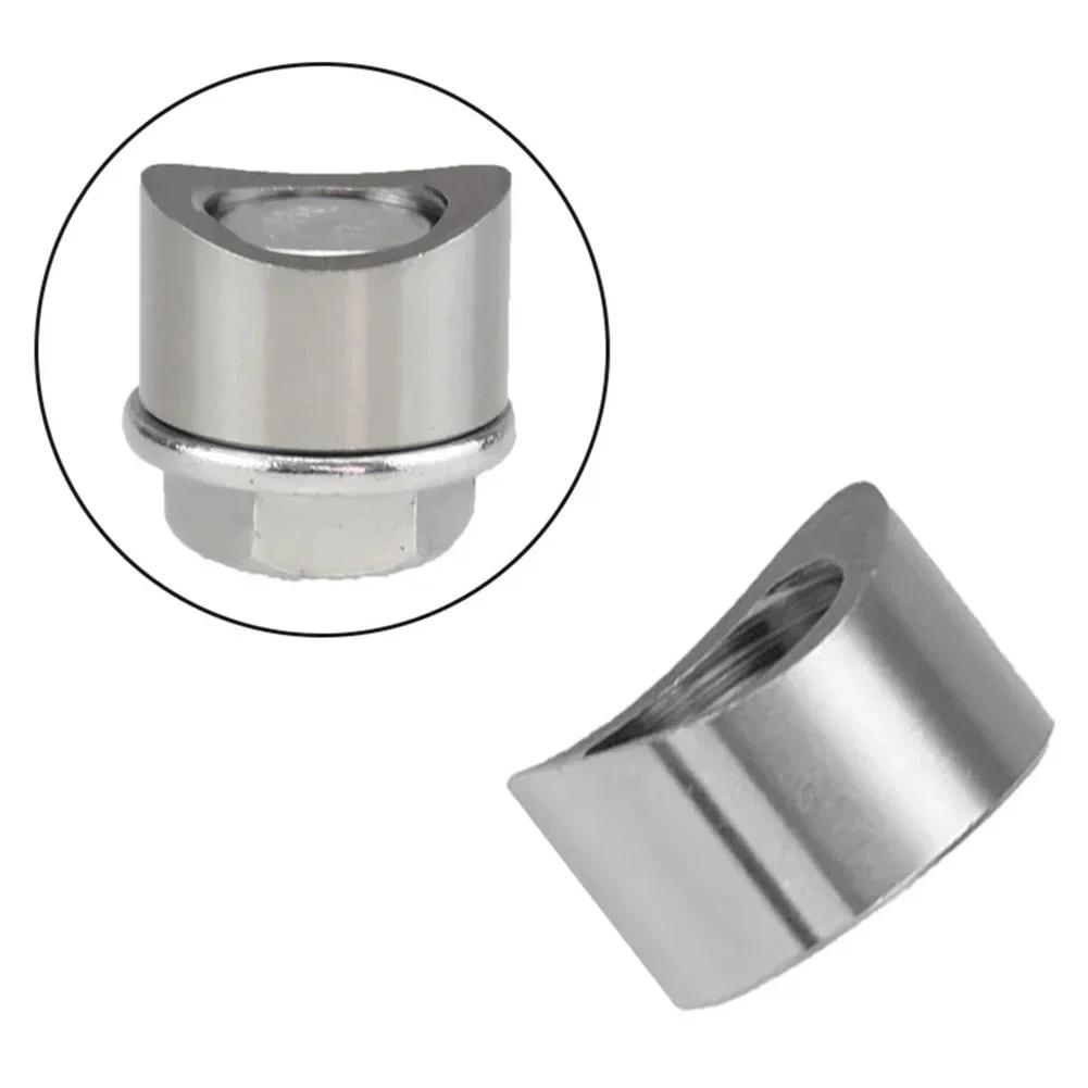 M18X1.5 Stainless Steels Oxygen Sensor Bung Plug Nut Stepped Mounting Cap Kit Plug Nut Plug Wideband Nut Fitting Weld Bungs