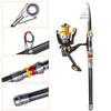 Hot Selling Carbon Telescopic Portable Travel Fishing Rod Set Long Casting Sea Fishing Gear for Bottom Fishing Cross-Border