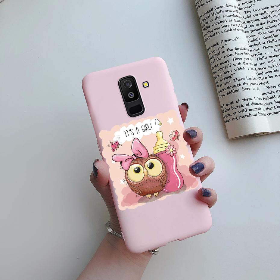 Daisy Flower Phone Case For Samsung Galaxy A6 Plus A6+ 2018 A605F Case Cover Cute Silicone Funda For Samsung A6 2018 A600F Case