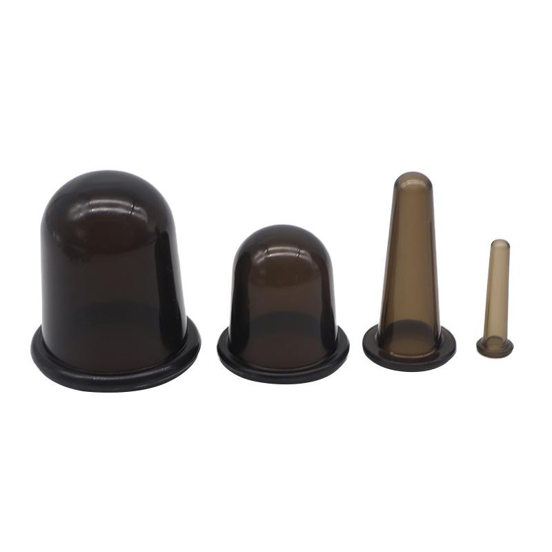 Dispozitiv transparent de silicon pentru masaj facial și cupping cu hidratare