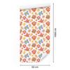 Wallpaper Flowers White, Cream and Coral for Living Room and Bedroom 50x1000