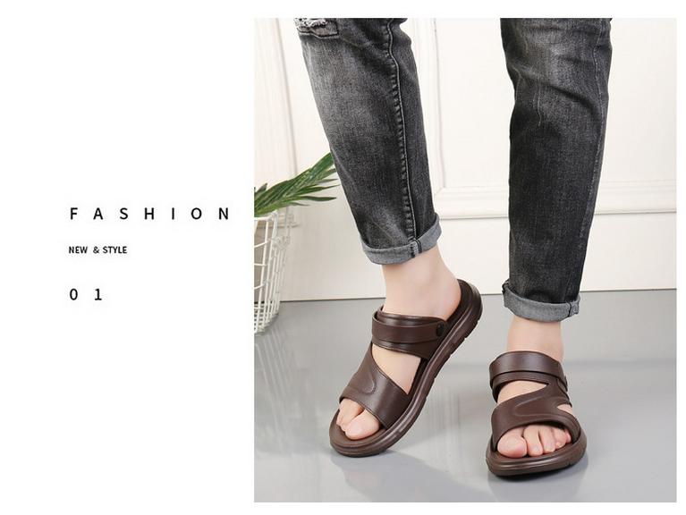 2025 Men's Extra Large Lightweight Non-Slip Summer Beach Sandals