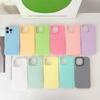 Luxury Soft Matte Candy Silicone Phone Case For iPhone 17 16 15 14 13 12 11 Pro Max 16 Plus Solid Shockproof Bumper Back Cover