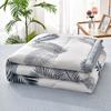 Simple Modern Air Condition Thin Blanket Summer Quilt Cotton Fluffy Plaid Blanket On The Bed Comfortable Comforter