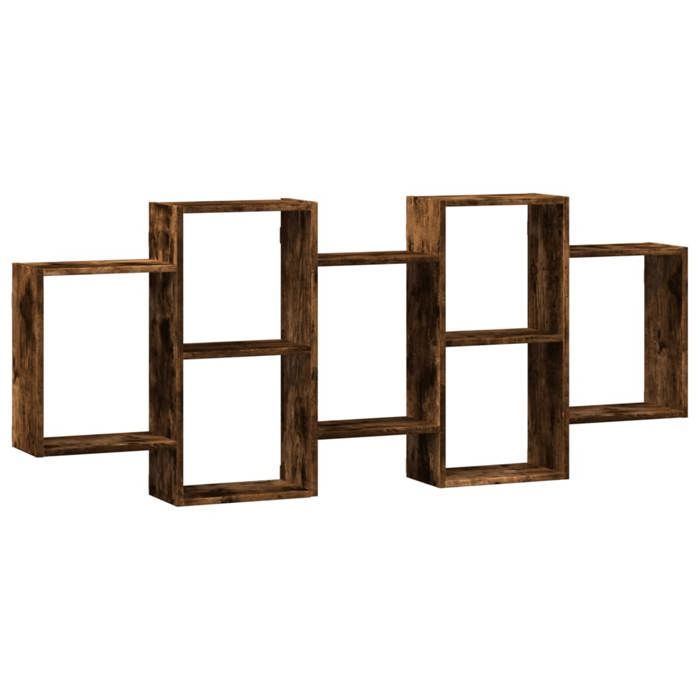 VidaXL Étagère murale chêne fumé 159x18x65 cm bois d'ingénierie 853213
