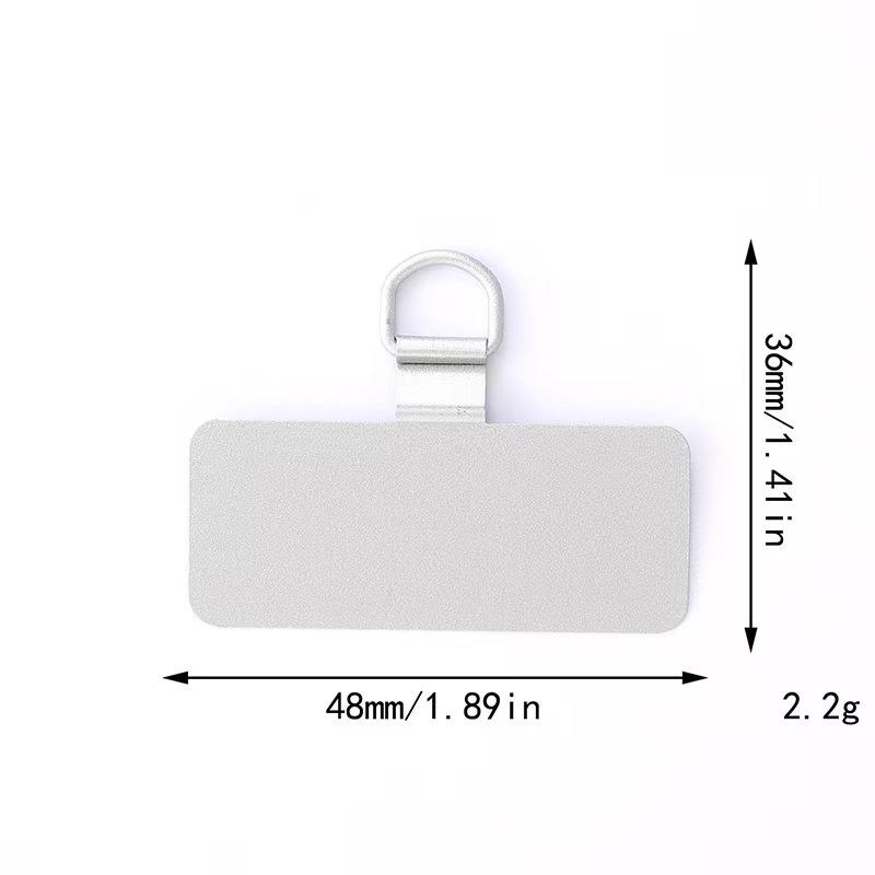 Stainless Steel Ultra-Thin Phone Lanyard Clip Chain with Anti-Loss Patch