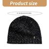 Sequined Hat for Party Cool Knitted Hat Winter Outdoor Activity Hat Hiphop Slouch Hat Soft Warm Pullover Hat for Adult
