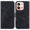 For Xiaomi Redmi 15C 5G (EU) (173mm)/15C 4G (EU) (173mm) Stand Case 7-Shaped Pattern Imprint Leather Phone Cover with Strap