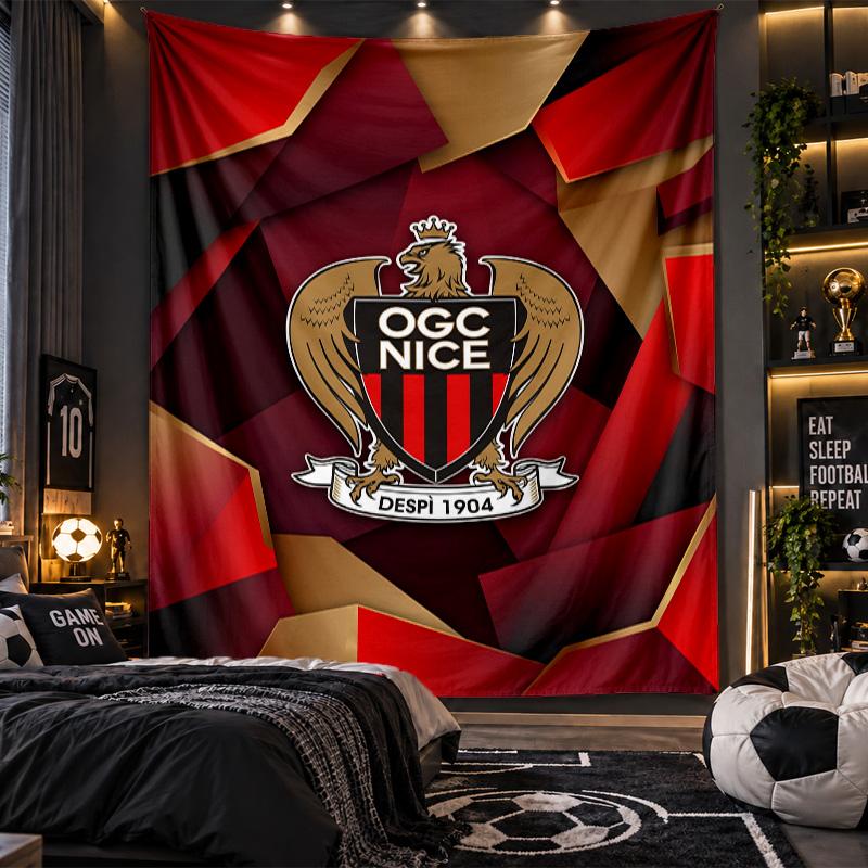 Wall Hanging Tapestry OGC Nice FC Print Cloth for Living Room Bedroom Home Decor