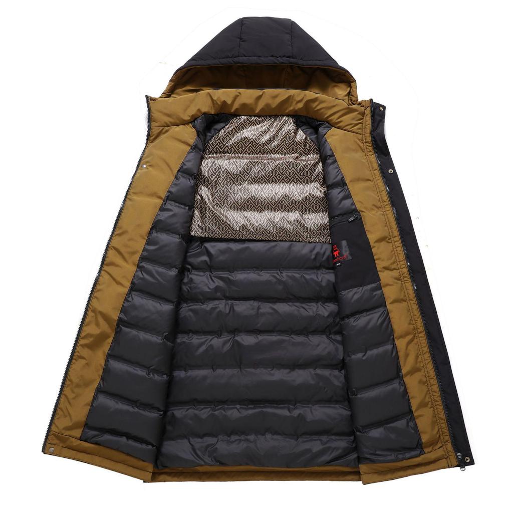 Men's Plus Size Casual Winter Down Jacket - Lightweight, Trendy, and Loose Fit