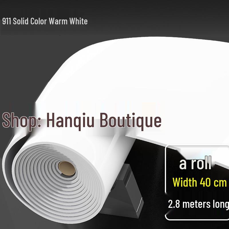 Ultra-Thick Waterproof Self-Adhesive Wall Sticker for Bathroom and Milk Tea Shop Renovation