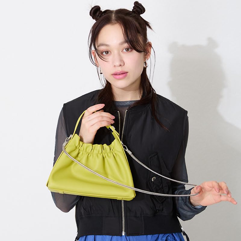 Trapeze Gathered Handbag [Oriental Traffic] / BA-254