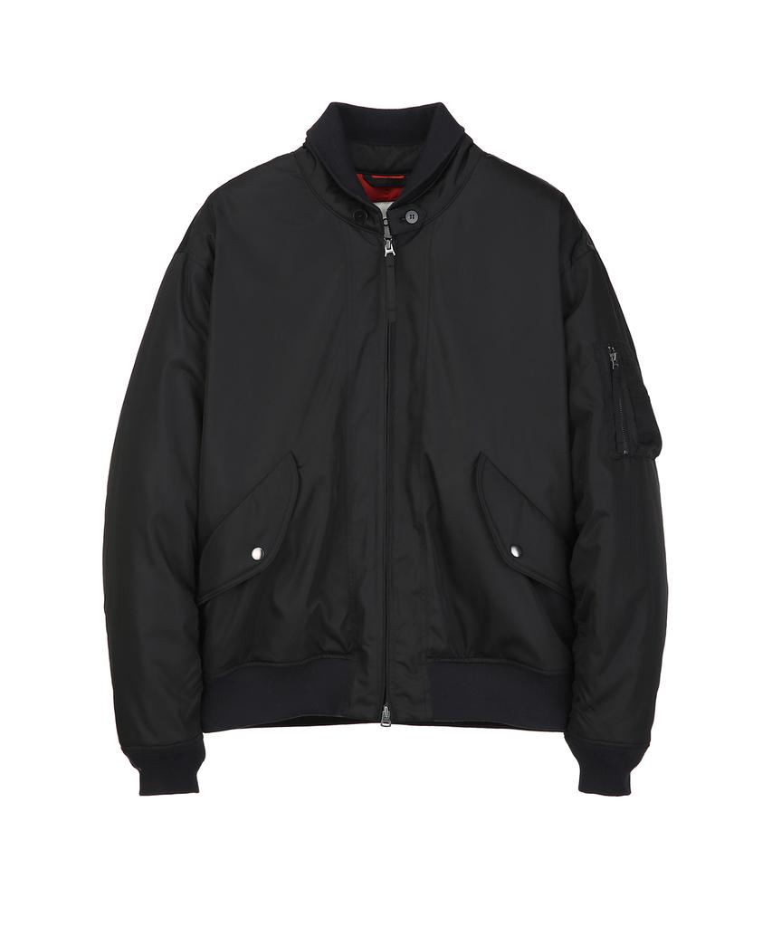 Il Corso Shawl Flight Ma-1 Jacket Black