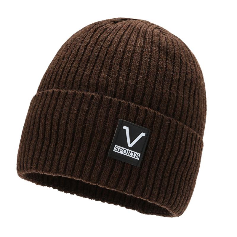 New Autumn and Winter Knitted Hat, Fleece Thermal Hat, Thickened Hat, Cycling Pullover Hat, Wool Hat
