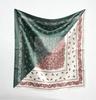 Beach sunset fashion silk scarf print 91CM silk square scarf decorative scarf scarf versatile shawl silk scarf