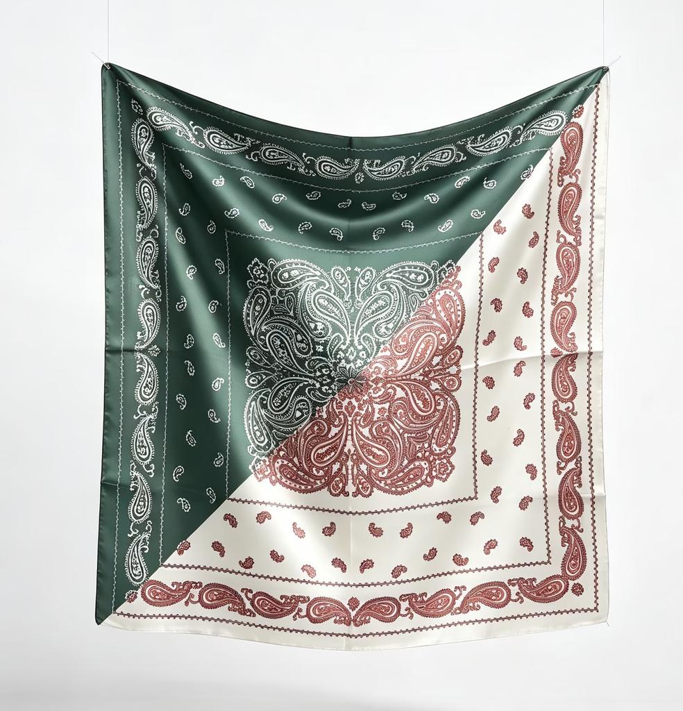 Beach sunset fashion silk scarf print 91CM silk square scarf decorative scarf scarf versatile shawl silk scarf