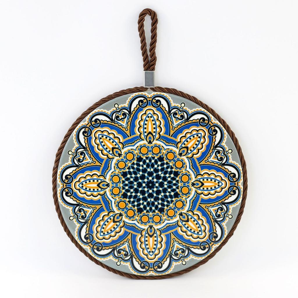 New Chinese Style Daily Dining Placemat Coaster Casserole Bowl Tableware Mat for Kitchen