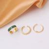 3pcs/set Rings Set for Women Adjustale Rings Set bague femme anillos para hombre Gold Twisted Design Rings Set Jewelry