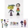 Detailed Teen Titans Action Figures Set Of 5 Robin And Nightwing Display