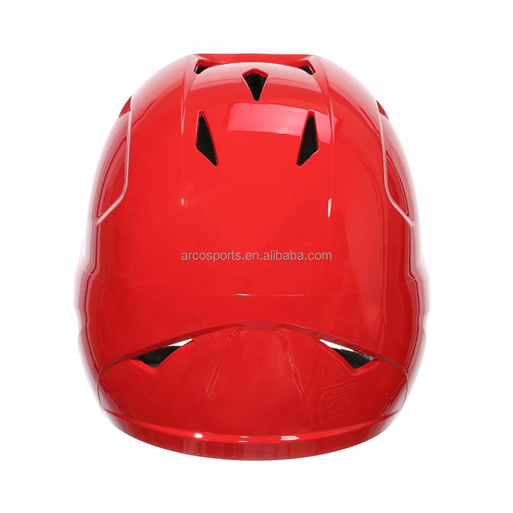 ABS-Material Hohe Schlagfestigkeit Outdoor-Sport Baseballhelm Kopfschutz Softball Schlaghelm
