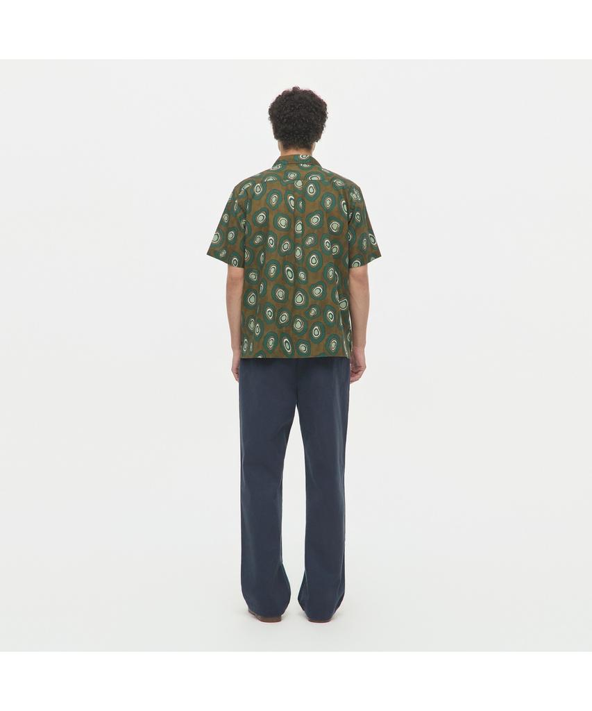 Henlikoteun Hawaiian Open Collar Shirt (Relaxed Fit) Ahsam26631Brx
