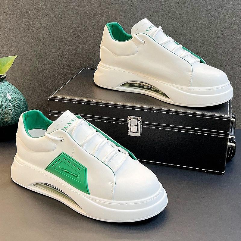 

Luxury casual sneaker for men White high top air cushion sneakers Man Comfortable Soft Lace up botas masculino 2025 43