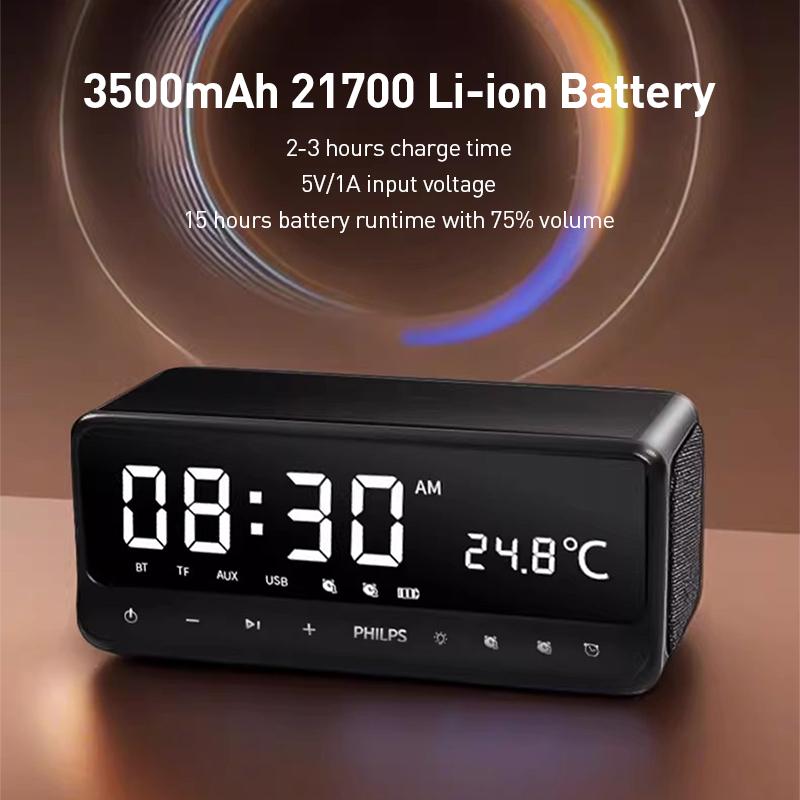 Philips Bluetooth Speaker TAS3609 Bluetooth 5.3 connectivity, low power consumption, fast transmission, stable pairing.