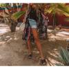 Summer New Printed Blouse Women's European and American Casual Medium and Long Loose Tulle Sunscreen Jacket