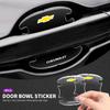 LKF5 4pcs Car Door Bowl Handle Protector Stickers Transparent Anti-scratch Film For Cruze Captiva Malibu Trax Aveo Spark