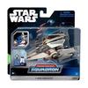 Star Wars Micro Galaxy Squadrons V-Wing Starfighter - 3-inch Light Armor Class Vehicle with Two 1-inch Microfigure Accessories