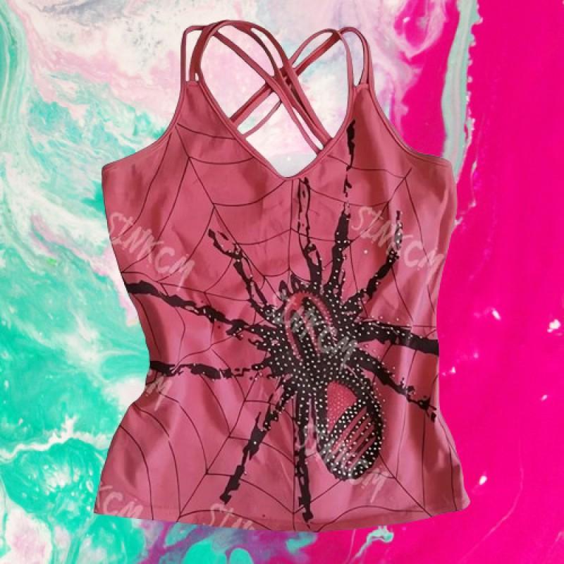 Sexy Y2K Rhinestone Camisole Slim Fit Crop Top Women