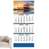 Wall Calendar 2026 Vertical Tri-fold Wall Planner Schedule Organization Holidays Calendar For School Workplace  Home Decor