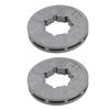 2PCS 22mm Chainsaw Rim Sprocket 3/8in-10 High Strength Rugged Construction for 10 Teeth Chainsaw
