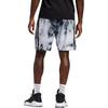 adidas X Daniel Patrick Collaboration James Harden Tie-Dye Letter Lace-Up Basketball Shorts Unisex Shorts Black FR5637